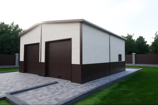 Автосервис на 2 поста из сэндвич-панелей 9x9x4м под «ключ».