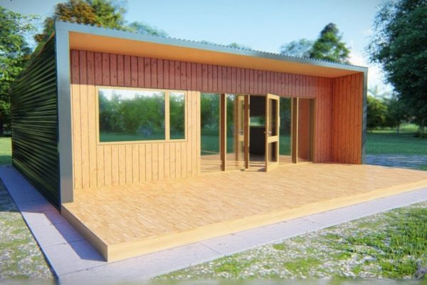 Каркасный дом 6×8м