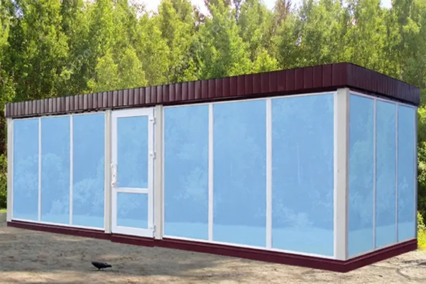 Мобильный офис из сэндвич-панелей 8×4м