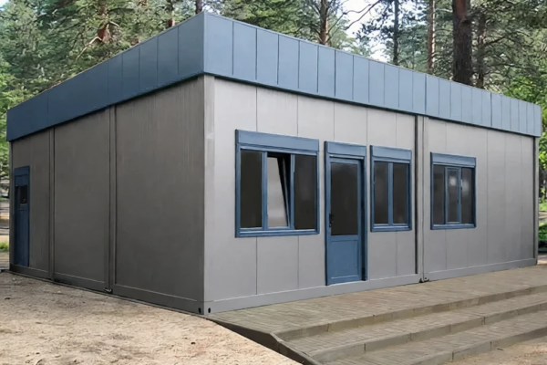 Офисный блок из сэндвич-панелей 12×6м